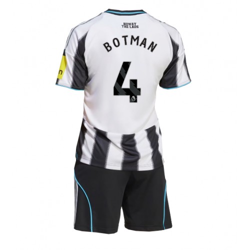 Newcastle United Sven Botman #4 Hemmaställ Barn 2025-26 Kortärmad (+ Korta byxor)